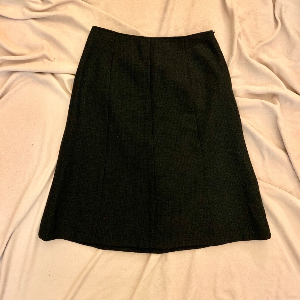 Black A-line Skirt